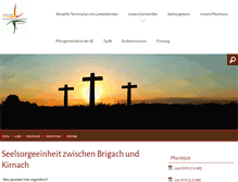 Tablet Screenshot of kath-brigachtal.de